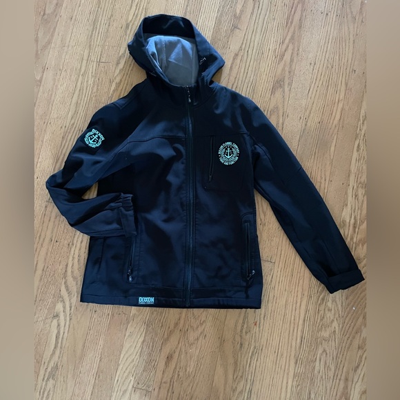 DIXXON Jackets & Blazers - Dixon fleece lined Black Hooded Jacket rare